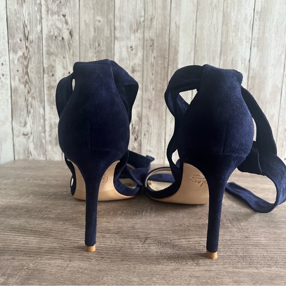 Boden Primrose Suede Tie Heels - Picture 5 of 7